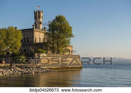 Montfort castle, sunset, Langenargen, Upper Swabia, Lake Constance, Baden-Württemberg, Germany, Europe View Large Photo Image Stock Image - Montfort castle, sunset, Langenargen, Upper Swabia, Lake Constance, Baden-Württemberg, Germany, Europe. Fotosearch