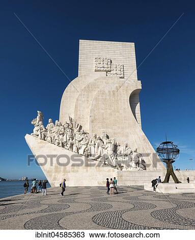 Monument of the Discoveries, Padrão dos Descobrimentos, Belém, Lisbon, Portugal, Europe View Large Photo Image Stock Image - Monument of the Discoveries, Padrão dos Descobrimentos, Belém, Lisbon, Portugal, Europe. Fotosearch