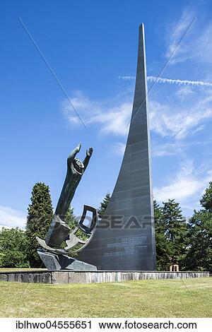 Monument The conquest of the universe, gift from the Soviet Union to the United Nations, the first man in the universe Juri Gagarin as an up-and-coming cosmonaut, Ariana Park, Palais des Nations, UNOG, Geneva, Switzerland, Europe View Large Photo Image Stock Image - Monument The conquest of the universe, gift from the Soviet Union to the United Nations, the first man in the universe Juri Gagarin as an up-and-coming cosmonaut, Ariana Park, Palais des Nations, UNOG, Geneva, Switzerland, Europe. Fotosearch