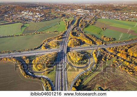 Motorway intersection Querenburg, A43 and A448, Bochum, Ruhr Area, North Rhine-Westphalia, Germany, Europe View Large Photo Image Stock Photograph - Motorway intersection Querenburg, A43 and A448, Bochum, Ruhr Area, North Rhine-Westphalia, Germany, Europe. Fotosearch