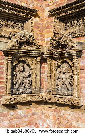 Mul Chowk courtyard, Wall carved Statues, Hanuman Dhoka Royal Palace, Patan Durbar Square, Unesco World Heritage Site, Kathmandu valley, Lalitpur, Nepal, Asia View Large Photo Image Stock Photography - Mul Chowk courtyard, Wall carved Statues, Hanuman Dhoka Royal Palace, Patan Durbar Square, Unesco World Heritage Site, Kathmandu valley, Lalitpur, Nepal, Asia. Fotosearch