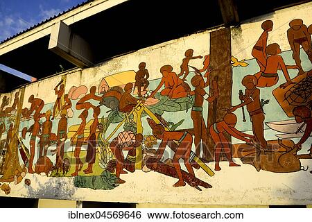 Mural painting, depiction of Melanesian culture, Port Vila, Island of Efate, Vanuatu, South Sea, Oceania View Large Photo Image Stock Photograph - Mural painting, depiction of Melanesian culture, Port Vila, Island of Efate, Vanuatu, South Sea, Oceania. Fotosearch