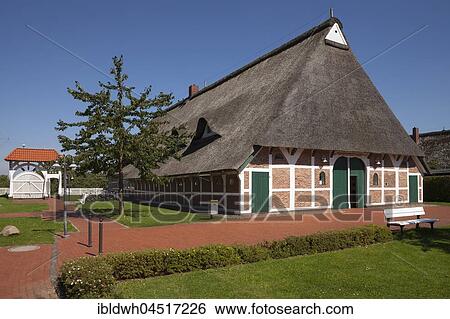 Museum Altes Land, Thatched Roof House, Jork, Altes Land, Lower Saxony, Germany, Europe View Large Photo Image Stock Photograph - Museum Altes Land, Thatched Roof House, Jork, Altes Land, Lower Saxony, Germany, Europe. Fotosearch