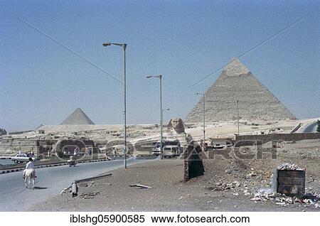 Mycerinos Pyramid, Great Sphinx of Giza, Khafre Pyramid, Giza, Cairo, historical photo, September 1984, Egypt, Africa View Large Photo Image Stock Photography - Mycerinos Pyramid, Great Sphinx of Giza, Khafre Pyramid, Giza, Cairo, historical photo, September 1984, Egypt, Africa. Fotosearch