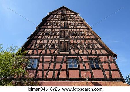 Stock Photography - Mühlreisighaus, Mühlreisig near Spalt, Franconian lakeland, Middle Franconia, Franconia, Bavaria, Germany, Europe. Fotosearch