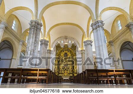 Nave, Apsis, High Altar, Colegiata Santa Maria, Osuna, Province of Seville, Andalusia, Spain, Europe View Large Photo Image Stock Photo - Nave, Apsis, High Altar, Colegiata Santa Maria, Osuna, Province of Seville, Andalusia, Spain, Europe. Fotosearch