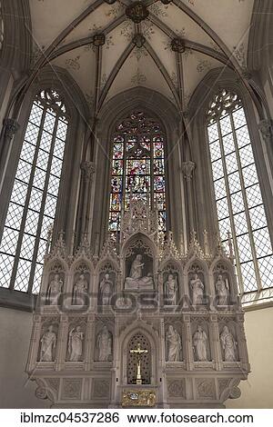 Neo-Gothic altar in the Ritterkapelle, Haßfurt, Lower Franconia, Bavaria, Germany, Europe View Large Photo Image Stock Photograph - Neo-Gothic altar in the Ritterkapelle, Haßfurt, Lower Franconia, Bavaria, Germany, Europe. Fotosearch