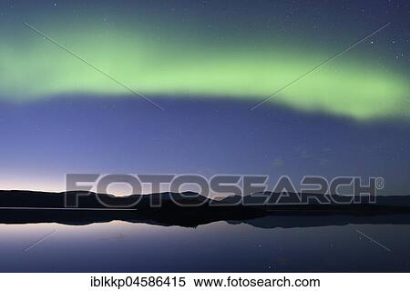 Northern lights over a lake in the Abisko National Park, Sweden, Europe View Large Photo Image Stock Photography - Northern lights over a lake in the Abisko National Park, Sweden, Europe. Fotosearch