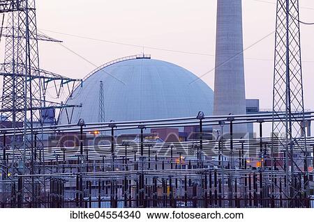 Nuclear power station Grafenrheinfeld, Lower Franconia, Bavaria, Germany, Europe View Large Photo Image Stock Image - Nuclear power station Grafenrheinfeld, Lower Franconia, Bavaria, Germany, Europe. Fotosearch