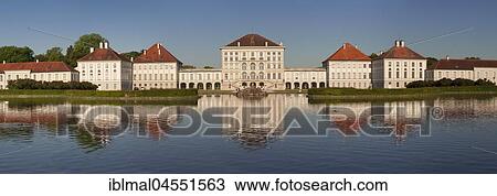Stock Image - Nymphenburg Palace, Munich, Upper Bavaria, Germany, Europe. Fotosearch