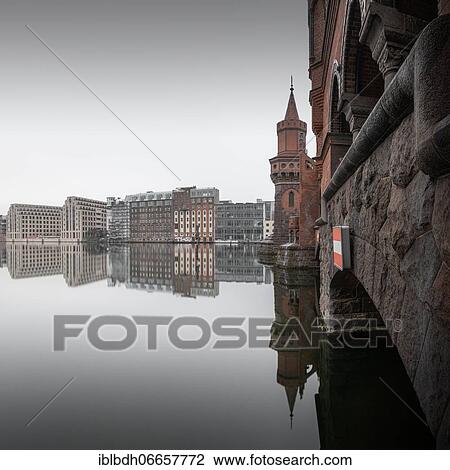 Oberbaum bridge across the Spree, connecting the Berlin districts of Kreuzberg and Friedrichshain, Berlin, Germany, Europe View Large Photo Image Stock Image - Oberbaum bridge across the Spree, connecting the Berlin districts of Kreuzberg and Friedrichshain, Berlin, Germany, Europe. Fotosearch