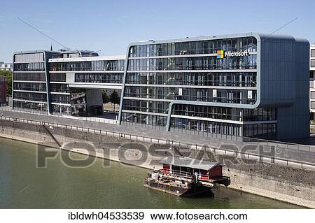 Office building Microsoft, Rheinauhafen, Cologne, Rhine, North Rhine-Westphalia, Germany, Europe View Large Photo Image Stock Photo - Office building Microsoft, Rheinauhafen, Cologne, Rhine, North Rhine-Westphalia, Germany, Europe. Fotosearch