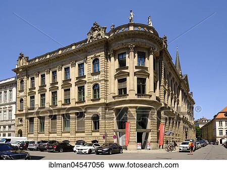Stock Photograph - Old Bavarian State Bank, old town, Munich, Upper Bavaria, Bavaria, Germany, Europe. Fotosearch