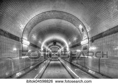 Old Elbe Tunnel in Hamburg, Germany, Europe View Large Photo Image Stock Photograph - Old Elbe Tunnel in Hamburg, Germany, Europe. Fotosearch