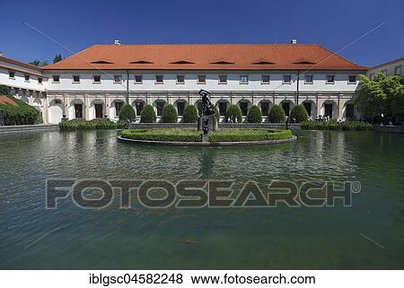 Stock Photo - Old Riding School, Wallenstein Palace and Garden, Old Riding School, Prague, Czech Republic, Europe. Fotosearch