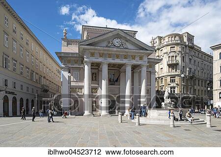 Old stock exchange, Palazzo del Borso, now seat of the Trieste Chamber of Commerce, Piazza della Borsa with fountain, Trieste, region of Friuli-Venezia Giulia, Italy, Europe View Large Photo Image Stock Image - Old stock exchange, Palazzo del Borso, now seat of the Trieste Chamber of Commerce, Piazza della Borsa with fountain, Trieste, region of Friuli-Venezia Giulia, Italy, Europe. Fotosearch