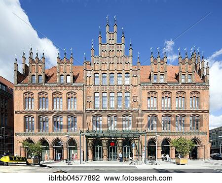 Old town hall, north German brick Gothic, Hanover, Lower Saxony, Germany, Europe View Large Photo Image Stock Image - Old town hall, north German brick Gothic, Hanover, Lower Saxony, Germany, Europe. Fotosearch