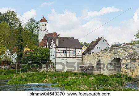 Old town with bridge over River Wörnitz, Harburg, Donau-Ries, Bavaria, Germany, Europe View Large Photo Image Stock Image - Old town with bridge over River Wörnitz, Harburg, Donau-Ries, Bavaria, Germany, Europe. Fotosearch