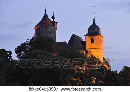 Old Town with Schochem tower and city church of St. Cyriakus, Besigheim, Neckar valley, Baden-Württemberg, Germany, Europe View Large Photo Image Stock Photo - Old Town with Schochem tower and city church of St. Cyriakus, Besigheim, Neckar valley, Baden-Württemberg, Germany, Europe. Fotosearch