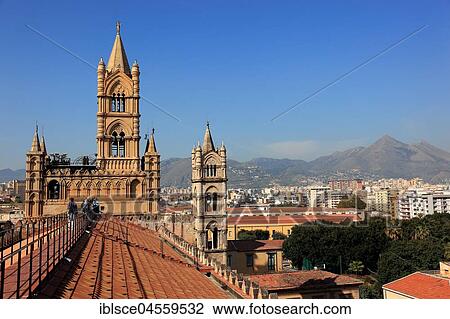 On the roof of the Cathedral of Maria Santissima Assunta, Palermo, Sicily, Italy, Europe View Large Photo Image Stock Image - On the roof of the Cathedral of Maria Santissima Assunta, Palermo, Sicily, Italy, Europe. Fotosearch