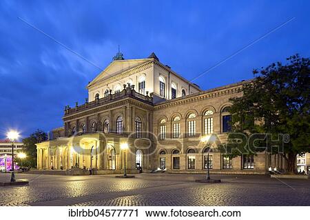Opera House, Evening Twilight, Hanover, Lower Saxony, Germany, Europe View Large Photo Image Stock Image - Opera House, Evening Twilight, Hanover, Lower Saxony, Germany, Europe. Fotosearch