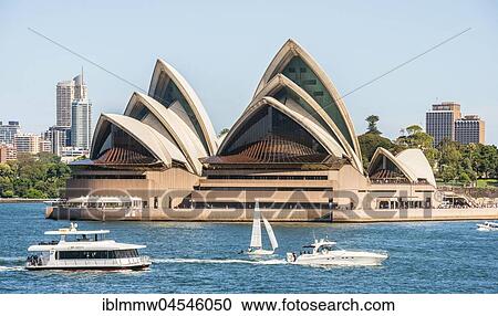 Stock Image - Opera, Sydney Opera House, Bennelong Point, Sydney, New South Wales, Australia, Oceania. Fotosearch
