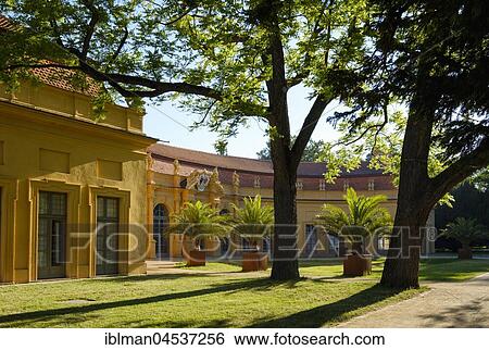 Orangerie, castle garden Erlangen, Middle Franconia, Franconia, Bavaria, Germany, Europe View Large Photo Image Stock Photograph - Orangerie, castle garden Erlangen, Middle Franconia, Franconia, Bavaria, Germany, Europe. Fotosearch