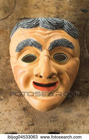 Painted wooden mask on a workbench, wooden mask carver, Bad Aussee, Styria, Austria, Europe View Large Photo Image Stock Image - Painted wooden mask on a workbench, wooden mask carver, Bad Aussee, Styria, Austria, Europe. Fotosearch