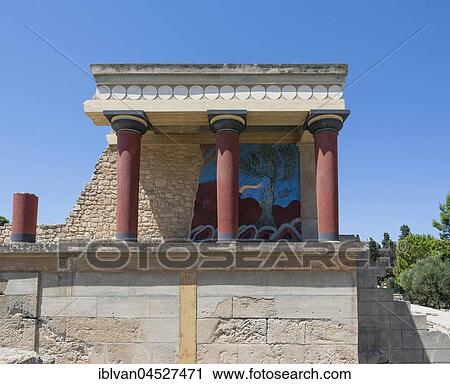 Palace of Knossos, ancient city of Knossos, Heraklion, Crete, Greece, Europe View Large Photo Image Stock Image - Palace of Knossos, ancient city of Knossos, Heraklion, Crete, Greece, Europe. Fotosearch