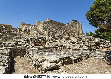 Palace of Knossos, ancient city of Knossos, Heraklion, Crete, Greece, Europe View Large Photo Image Stock Photograph - Palace of Knossos, ancient city of Knossos, Heraklion, Crete, Greece, Europe. Fotosearch