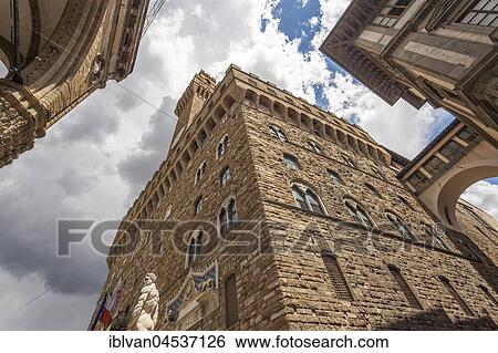 Palazzo Vecchio, Piazza della Signoria, Florence, Tuscany, Italy, Europe View Large Photo Image Stock Photograph - Palazzo Vecchio, Piazza della Signoria, Florence, Tuscany, Italy, Europe. Fotosearch