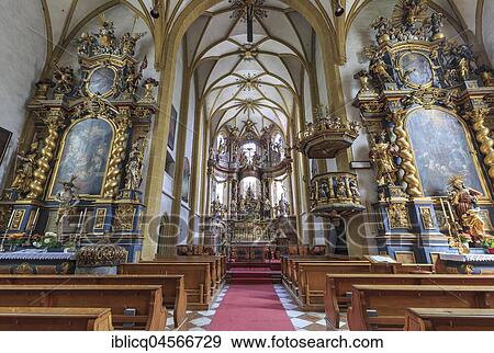 Parish church Bad Hofgastein, interior view, Bad Hofgastein, Salzburger Land, Austria, Europe View Large Photo Image Stock Photo - Parish church Bad Hofgastein, interior view, Bad Hofgastein, Salzburger Land, Austria, Europe. Fotosearch
