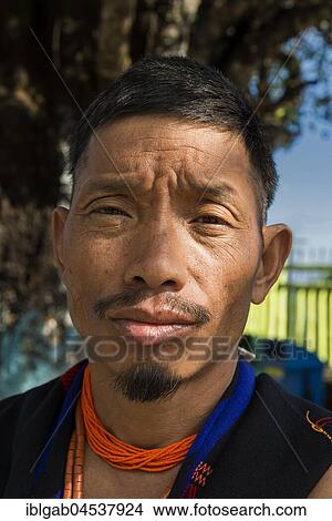 Participant of the Hornbill Festival, Kohima, Nagaland, India, Asia View Large Photo Image Picture - Participant of the Hornbill Festival, Kohima, Nagaland, India, Asia. Fotosearch