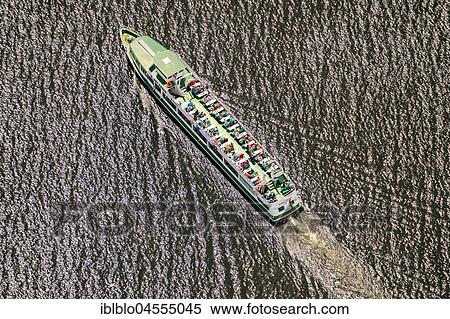 Stock Photography - Passenger ship City of Essen on Lake Baldeney, excursion ship, percussion ship, excursion steamer, Essener Verkehrsbetriebe, Weiße Flotte Essen, Essen, Ruhrgebiet, North Rhine-Westphalia, Germany, Europe. Fotosearch
