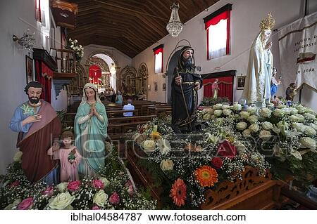 Patron saint, figures for the procession to the Santo Christo Feast in the Church of Ginetes, Sao Miguel Island, Azores, Portugal, Europe View Large Photo Image Stock Photo - Patron saint, figures for the procession to the Santo Christo Feast in the Church of Ginetes, Sao Miguel Island, Azores, Portugal, Europe. Fotosearch