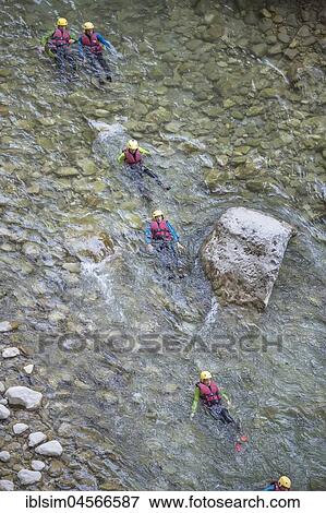 People canyoning in the Gorges du Verdon, Provence-Alpes-Cote d'Azur, Provence, France, Europe View Large Photo Image Stock Photo - People canyoning in the Gorges du Verdon, Provence-Alpes-Cote d'Azur, Provence, France, Europe. Fotosearch