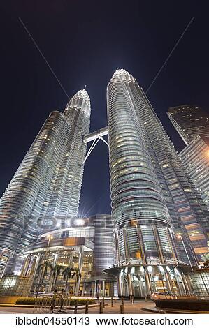 Petronas twin towers at dusk, Kuala Lumpur, Malaysia, Asia View Large Photo Image Stock Image - Petronas twin towers at dusk, Kuala Lumpur, Malaysia, Asia. Fotosearch