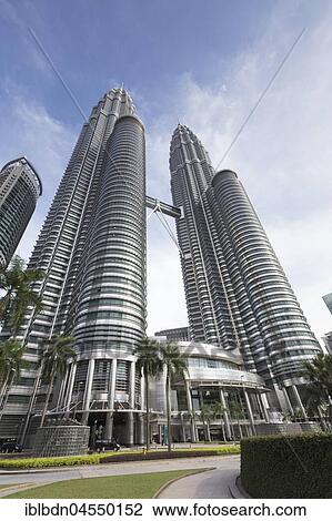 Stock Image - Petronas twin towers, Kuala Lumpur, Malaysia, Asia. Fotosearch