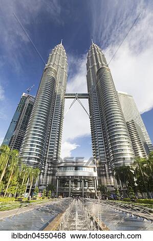 Petronas twin towers, Kuala Lumpur, Malaysia, Asia View Large Photo Image Stock Photo - Petronas twin towers, Kuala Lumpur, Malaysia, Asia. Fotosearch