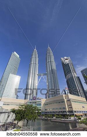 Stock Photo - Petronas twin towers, Kuala Lumpur, Malaysia, Asia. Fotosearch