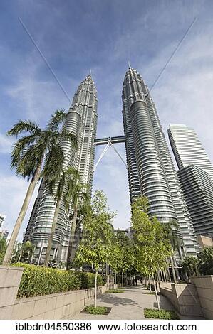 Petronas twin towers, Kuala Lumpur, Malaysia, Asia View Large Photo Image Stock Photograph - Petronas twin towers, Kuala Lumpur, Malaysia, Asia. Fotosearch