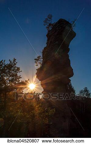 Stock Photo - Pfälzer Wald, Sandstone Rocks, Palatinate, Rhineland-Palatinate, Germany, Europe. Fotosearch