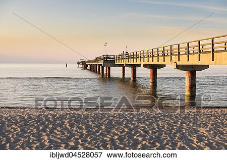 Pier and beach in Prerow, Baltic Sea, Darss, Mecklenburg-Western Pomerania, Germany, Europe View Large Photo Image Stock Photo - Pier and beach in Prerow, Baltic Sea, Darss, Mecklenburg-Western Pomerania, Germany, Europe. Fotosearch