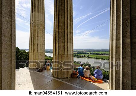 Pillars of the Walhalla with view to the Danube, Donaustauf, Bavarian Forest, Upper Palatinate, Bavaria, Germany, Europe View Large Photo Image Stock Image - Pillars of the Walhalla with view to the Danube, Donaustauf, Bavarian Forest, Upper Palatinate, Bavaria, Germany, Europe. Fotosearch