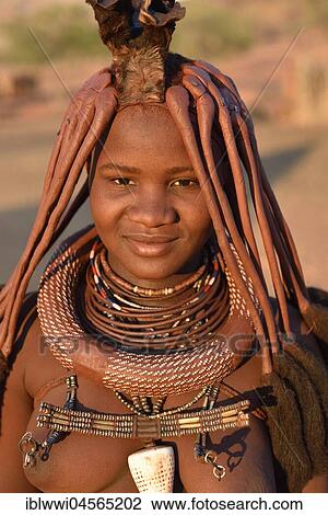 Portrait of a young, married Himbafrau, Kaokoveld, Kunene, Namibia, Africa View Large Photo Image Stock Image - Portrait of a young, married Himbafrau, Kaokoveld, Kunene, Namibia, Africa. Fotosearch