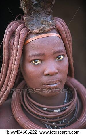 Portrait of a young, married Himbafrau, Kaokoveld, Kunene, Namibia, Africa View Large Photo Image Stock Image - Portrait of a young, married Himbafrau, Kaokoveld, Kunene, Namibia, Africa. Fotosearch
