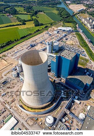 Power plant Datteln 4 under construction, coal power station, Datteln, Ruhr Area, North Rhine-Westphalia, Germany, Europe View Large Photo Image Stock Photo - Power plant Datteln 4 under construction, coal power station, Datteln, Ruhr Area, North Rhine-Westphalia, Germany, Europe. Fotosearch