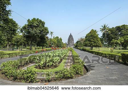 Stock Photograph - Prambanan Hindu Temple, Stupas, Daerah Istimewa Yogyakarta, Java, Indonesia, Asia. Fotosearch