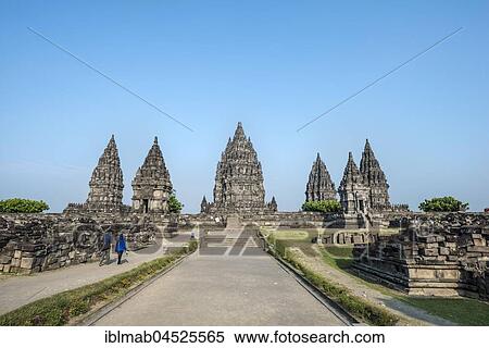 Stock Photography - Prambanan Hindu Temple, Stupas, Daerah Istimewa Yogyakarta, Java, Indonesia, Asia. Fotosearch
