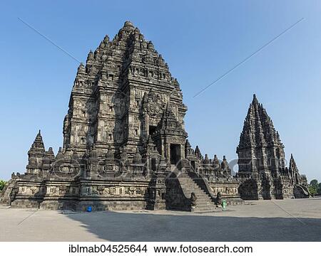 Picture - Prambanan Temple, Stupas, Hindu temple complex, Kecamatan Prambanan, Daerah Istimewa Yogyakarta, Java Tengah, Java, Indonesia, Asia. Fotosearch